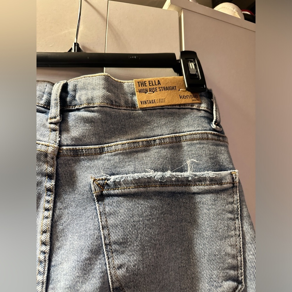 NWT Kensie Jean Vintage Luxe The Ella High-Rise Straight - Picture 6 of 9